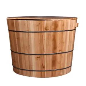 간이 나무 욕조 성인용 이동식 목욕통 히노끼 욕조 가구