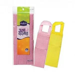 샤워타올 크린랩고리샤워타올 목욕타올 고리 긴타올 때수건 3개