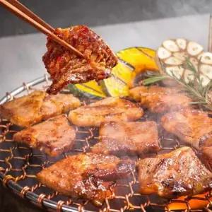 갈비맛양념목살 수제 숯불 양념돼지갈비 구이 1kg