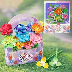 키즈맘아트 만들기diy 플로리스트 페이퍼 플라워 (라일락 세트)