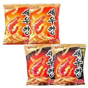 농심새우깡 L7I3I1W6 4개세트 새우깡2개X매운새우깡2개