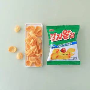 감자알칩 F8X4D0H1 27g 10개 감자 스낵 칩 포테이토 과자 간식