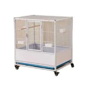 새장 앵무새 조류하우스 양면 케이스 스틸 배변판 집