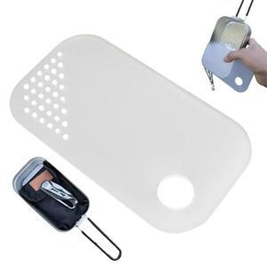 캠핑 닉용 구멍이 있는 휴대용 서빙 미니 배수 야외 도마 배플 보드 세척