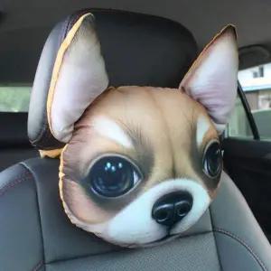 X-DOLLS Z6I6B9Y3 차량용 목쿠션 베개 XD124T치와와