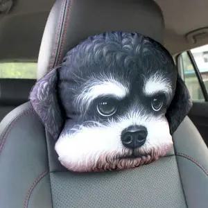 X-DOLLS J5Q2H3G7 차량용 목쿠션 베개 XD127T슈나우저