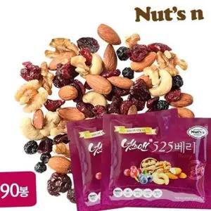 하루견과 K3X6Q0O2 음 믹스 견과류 선물 식사대용 혼합 휴대용 건강 크랜베리 개별포장 블루베리