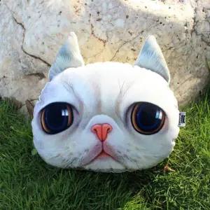 X-DOLLS I9W2D2U2 차량용 목쿠션 베개 XD111T화이트냥이