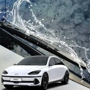 아이오닉6 N4O8A1L8 발수코팅 실리콘 호환 와이퍼 다된다