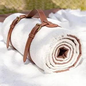 작은 랜드 피크닉 담요 2 in 1 더블 레이어 방수 매트 접이식 비치 야외 휴대용 캠핑 초대형 공원 해변