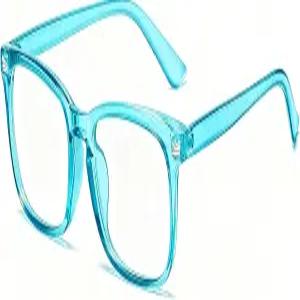 여성 남성용 블루 라이트 글래스 99 차단 안경 컴퓨터 유리 게임 TV 폰 화면 리더 사각 프레임 안티