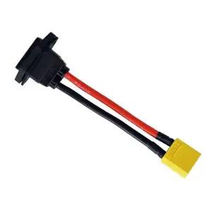 XT90-BTM M2Q8R6N2 전기자동차배터리연결케이블 XT90 10AWG 숫