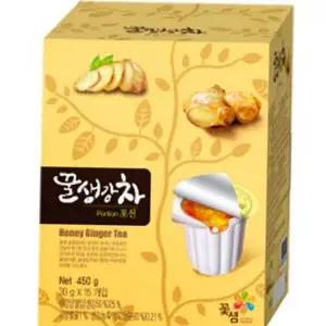 개별포장 C9H0O7T4 차 개별포장 액상 차 일회용 포션 꿀차 생강 농축액 벌꿀 시럽