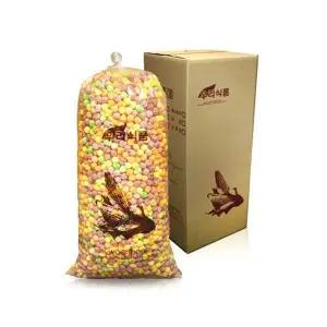 우리식품 T7R4T7W5 앵두 뻥튀기 스낵 3kg 과자 간식