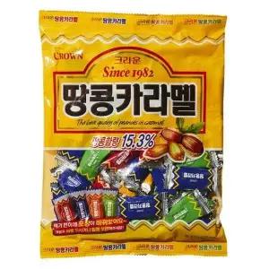 땅콩카라멜 G1J5Y7U7 324g 크라운제과