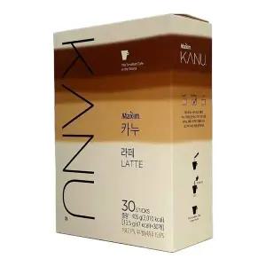 맥심 W5P4K9K9 카누 라떼 30스틱 원두커피 라떼커피