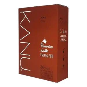 맥심 N4Q6G3O0 카누 맛있는 티라미슈라떼 라떼 24스틱 1ea