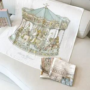 아뜰리에 슈 국내 당일 출고, 블랭킷 까레 ATELIER CHOUX