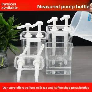 업소용 소스 펌프 디스펜서 카페 양념 4L 사각통 시럽통 30ml