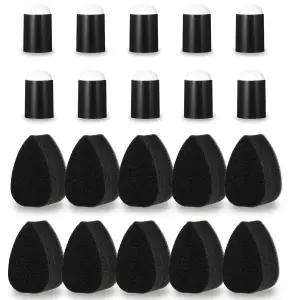 20개 핑거 스펀지 도버 페이스 페인팅 세트 공예 고밀도 잉크 크리스마스를 위한 물방울 메이크업 페인트