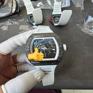 호환상품 최고급 리차드 밀 RM055 최상급올인원 오토매틱 무브먼트 카본 파이버 세라믹 남성용 시계