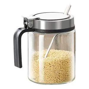 카페 파우더통 양념통 뚜껑스푼 디스펜서 손잡이 조미료통 8개선반 304 업소