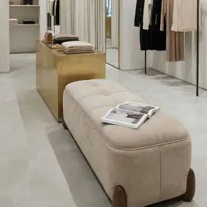 북유럽 미니멀리즘 스타일의 침대 침실 현관 드레스룸 벤치 신발 세련된 와