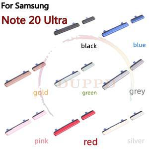 호환 Galaxy Note 20 Ultra SM-N985F N985F/DS N986B 5G ON / OFF 용 새 전원 볼륨 측면 버튼 키 교체 부