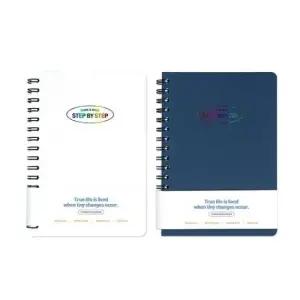 만년다이어리 스탭 스케줄노트 2개(혼합) 먼슬리 위클리 프리노트