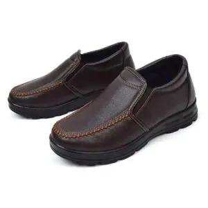 남자방한부츠 남성 안감내피 방한화 가죽 슬립온 겨울 털신발 한파