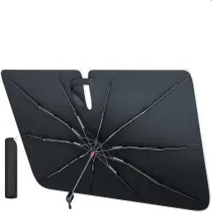 REVAA 2025 자동차 윈드실드 선쉐이드 우산 2025년 업그레이드 태양 보호 및 시원함 유지 대형 픽업