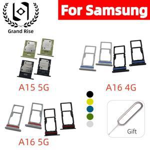호환 갤럭시 호환 A15 5G A16 4G SM-A166B 전화 SIM 마이크로 SD 카드 칩 서랍 홀더 용 Sim 트레이 슬롯