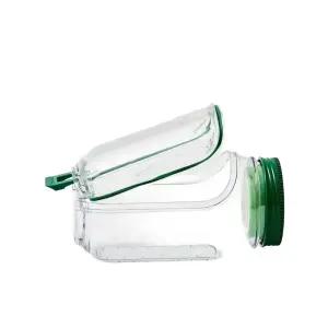 샐러드 휴대용 통 병 열리는 용기 200ml 보관 도시락