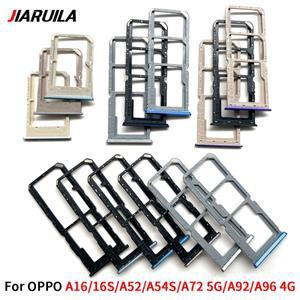 SIM 카드 홀더 트레이 칩 슬롯 서랍 어댑터 소켓 부품 OPPO A16 A52 A54S A72 5G A92 A96 4G 듀얼