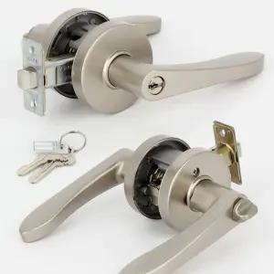 국산 열쇠형 방문 사무실문 열쇠 손잡이 문고리잠금장치 diy