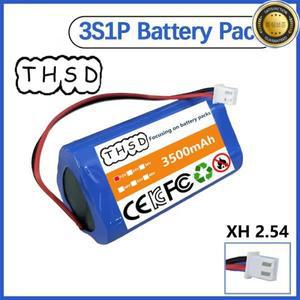 배터리 리튬 이온 12V 3S1P 12.6V11.1V 18650 보조 전원 공급 장치 3500mAh CCTV 카메라 파시아 총