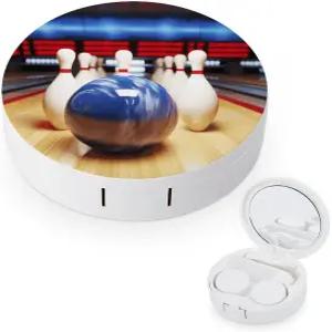 페키루트 볼링 콘택트렌즈 케이스 귀여운 렌즈 박스 세트 미러 데일리 비전 케어 및 야외용 미니 흡수 보관