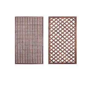 테라스방부목 울타리 정원 담장 원목 가림막 방부목 격자 벽면