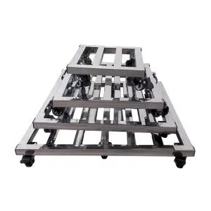 스텐화분받침 사각 스테인레스 화분받침 돌리 트레이 이동식