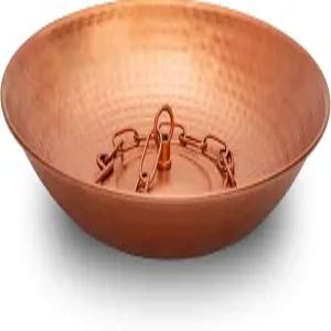 멘탈 앤티크 골드 레인 체인 분지 다운스팟 홈통 장식 분수 접시 야외 정원 잔디 및 파티오 워터 피처