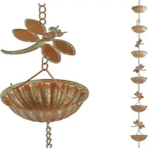 레트롬 드래곤플라이 볼 레인 체인 외부 배수구를 위한 8.5피트 길이의 장식용 캐처 아이언 교체 다운스팟