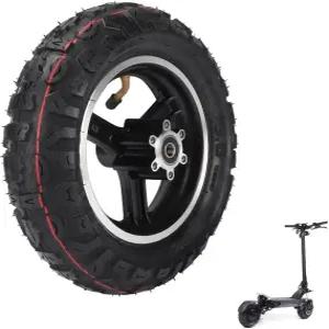 10X3.0 전기 스쿠터 타이어 10인치 오프로드 허브 및 내부 튜브 공압 교체 포함 80/65-6 255X80 밸런스