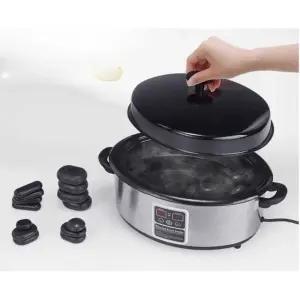 핫스톤 워머 마사지 보온기 온열기 가열 원형히터