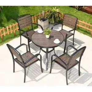 고급 야외 테이블 옥상 카페 야외테이블세트 테라스 세트 발코니 탁자