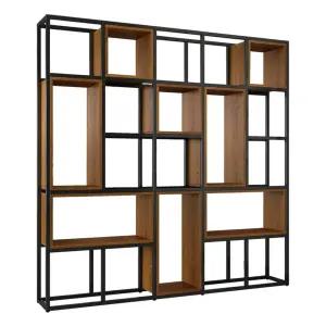 철제 파티션책장 와이드 160x30x00cm 공간분리 진열장 사무실 가벽