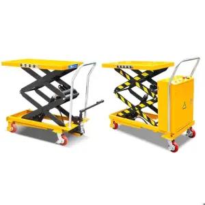 수동 리프트 작업대 알루미늄 미니 이동식 플랫폼