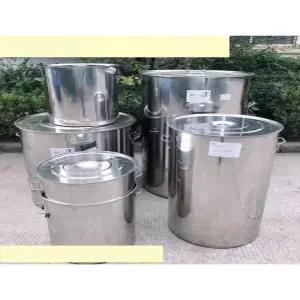 대형 스텐 들통 다용도 75kg 육수통 사골 스테인리스 인덕션용 75L 높이60 직