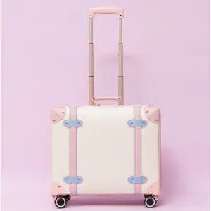 레트로 캐리어 미니 기내용 18인치 여행용 소형 16인치 클래식 그린