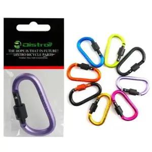 다용도카라 씨타임 디스트로 카라비너 잠금형비너(색상랜덤발송)