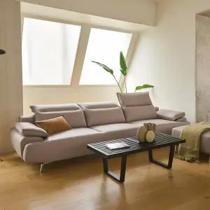 15+5+15만원 증정  다원 4인용 슈타크 통가죽 헤드레스트 소파